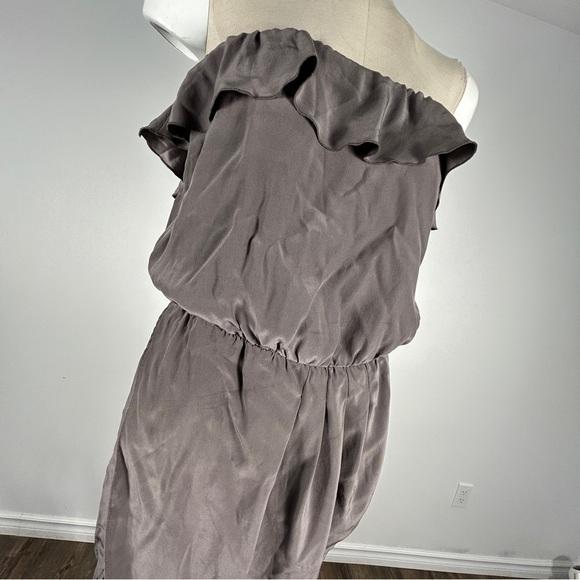 ❤️ Amanda Uprichard Strapless Charcoal Dress - Picture 3 of 10